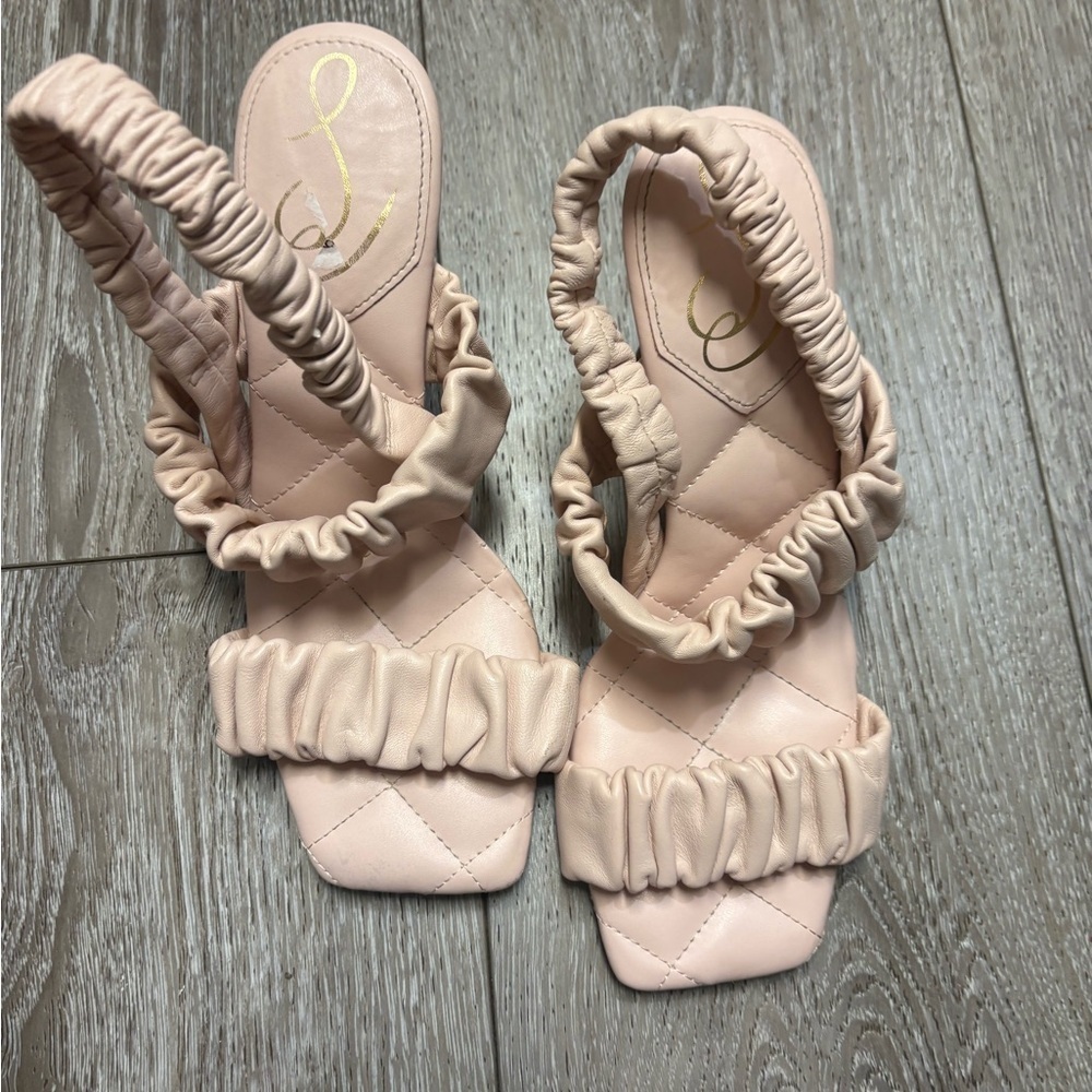 Sam Edelman Elegant Nude Women's Heels - Picture 2 of 13